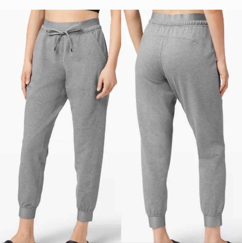 lululemon athletica Heather Gray Jogger Track Pants